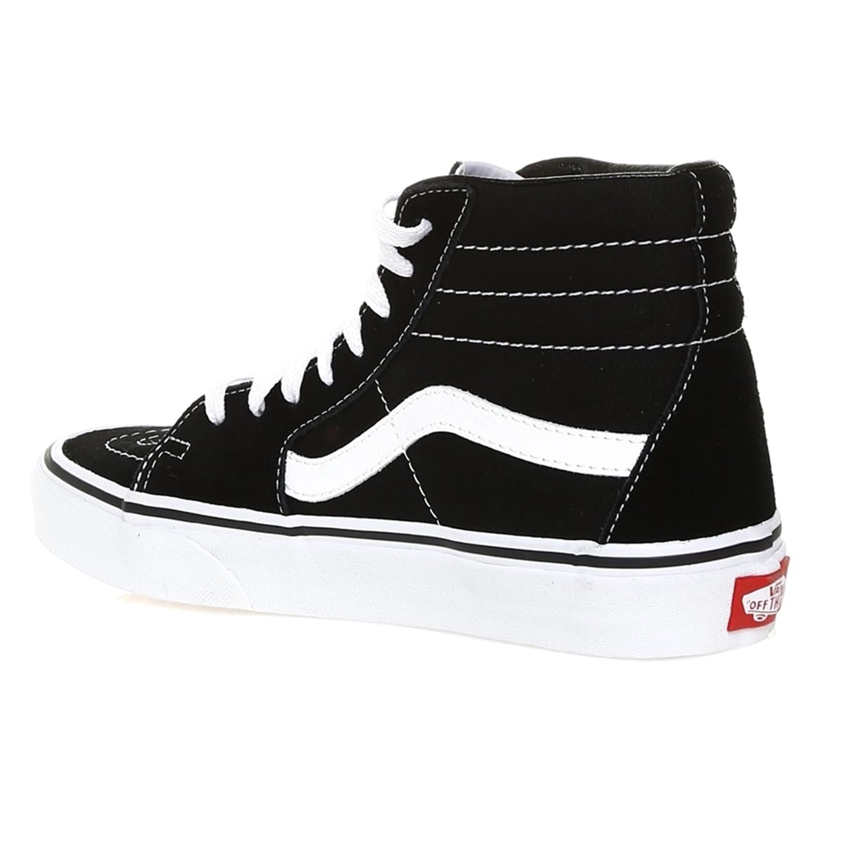 Vans Sk8-Hi Shoe, Black/Black/White