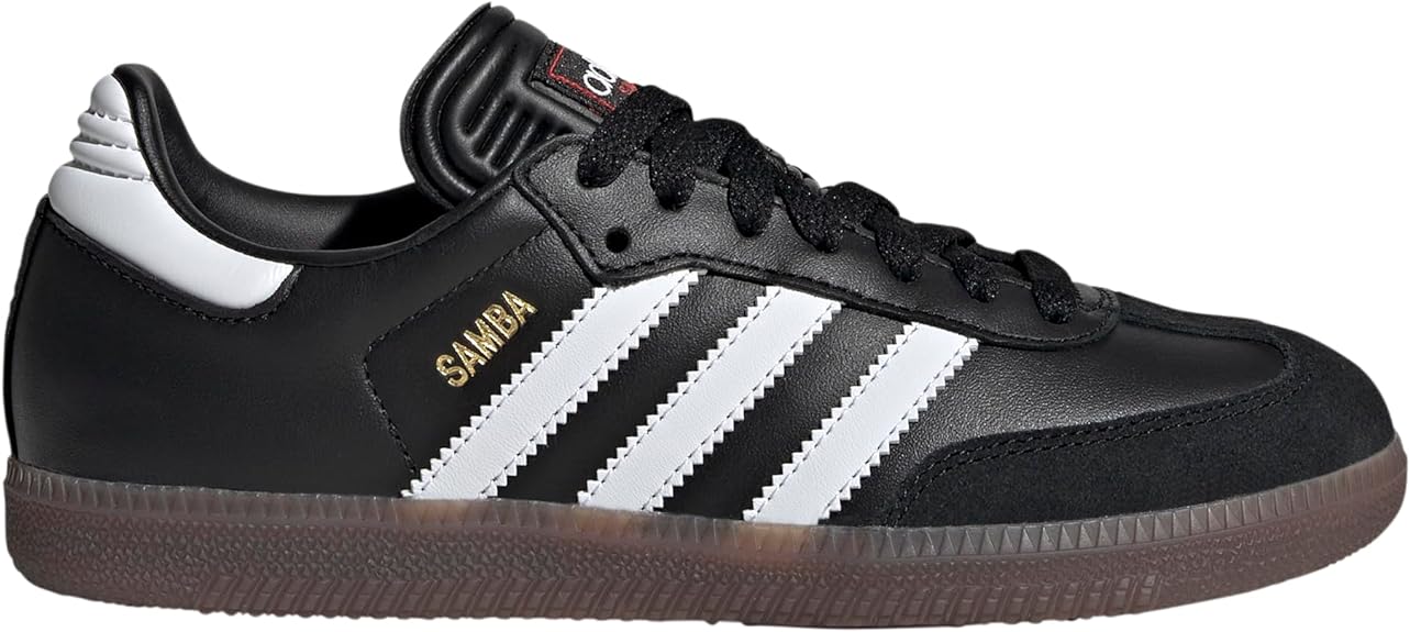 adidas Samba Indoor Sneaker, Black, Unisex little kid