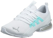 PUMA Women's RIAZE PROWL Sneaker, Puma White-Gulf Stream