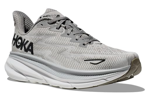 Hoka Men's Clifton 9 Sneaker, Harbor Mist/Black