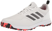 adidas Men's Tech Response Spikeless 3.0 Golf Shoes, Footwear White/Core Black/Grey Two, Wide