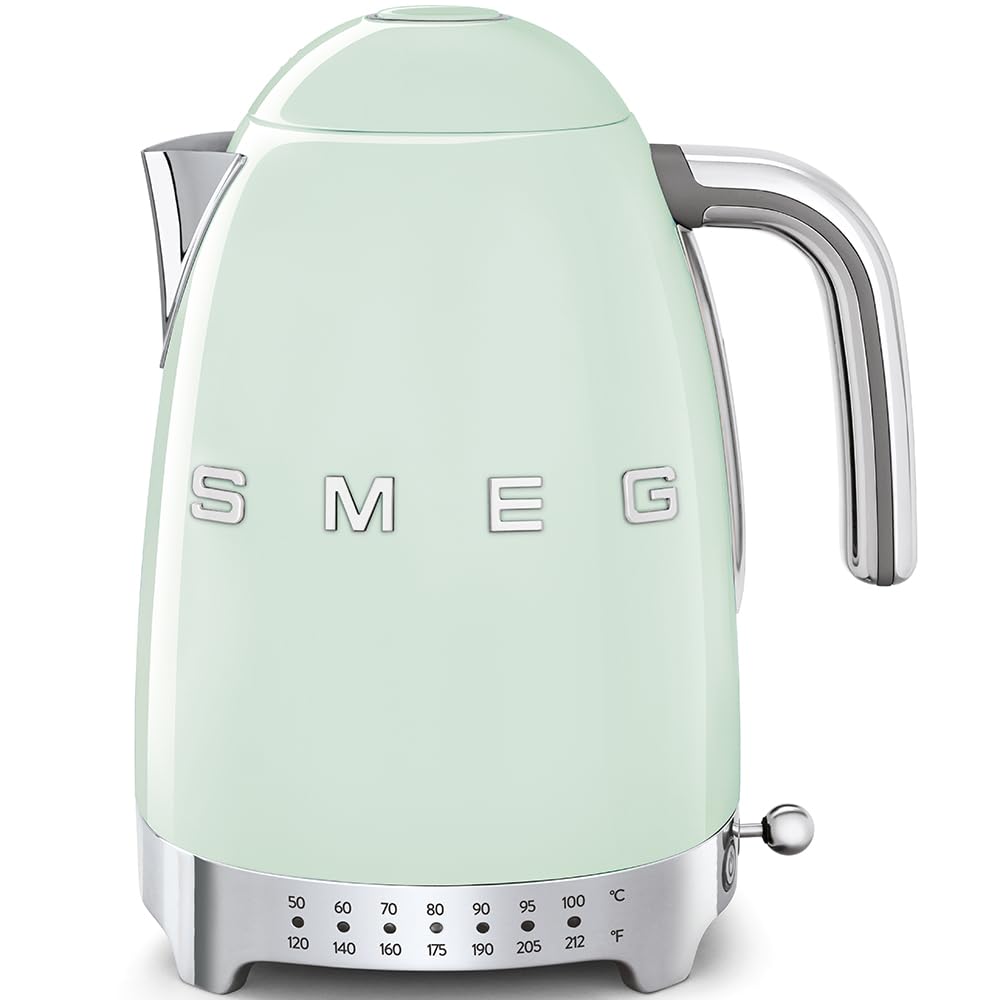 SMEG Retro-Style Electric Kettle with Variable Temperature Control