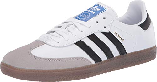 adidas Originals Men's Samba OG Sneaker White/Black/Granite