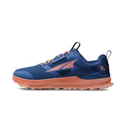 ALTRA Women's Lone Peak 8 Running Shoe, Navy/Coral