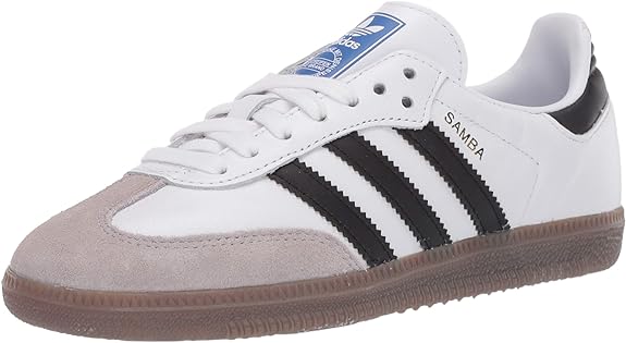 adidas Originals Men's Samba OG Sneaker White/Black/Granite