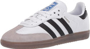 adidas Originals Men's Samba OG Sneaker White/Black/Granite