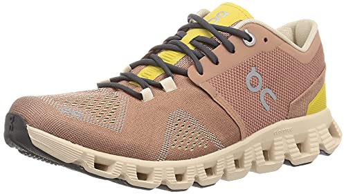 ON Women's Cloud X Comfort Running Shoes, Mocha/Sand