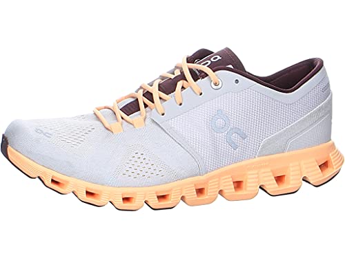 On Women's Cloud X Sneakers, Silver/Almond