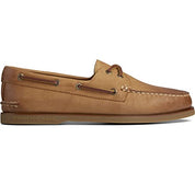 Sperry Men's Gold A/O 2-Eye Boat Shoe, Medium Beige