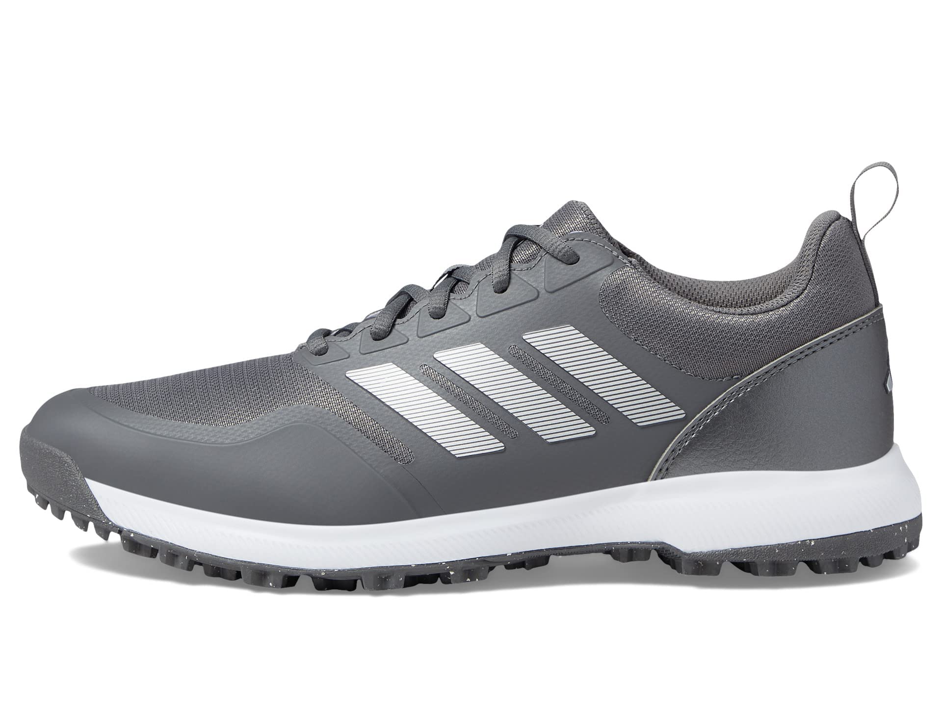 adidas Men's Tech Response Spikeless 3.0 Golf Shoes, Grey Four/Silver Metallic/Solar Gold