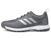 adidas Men's Tech Response Spikeless 3.0 Golf Shoes, Grey Four/Silver Metallic/Solar Gold, Wide