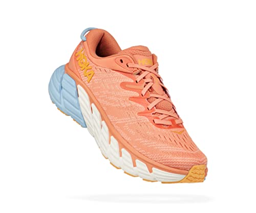 HOKA ONE ONE Gaviota 4 Womens Shoes - Shell Coral/Peach Parfait