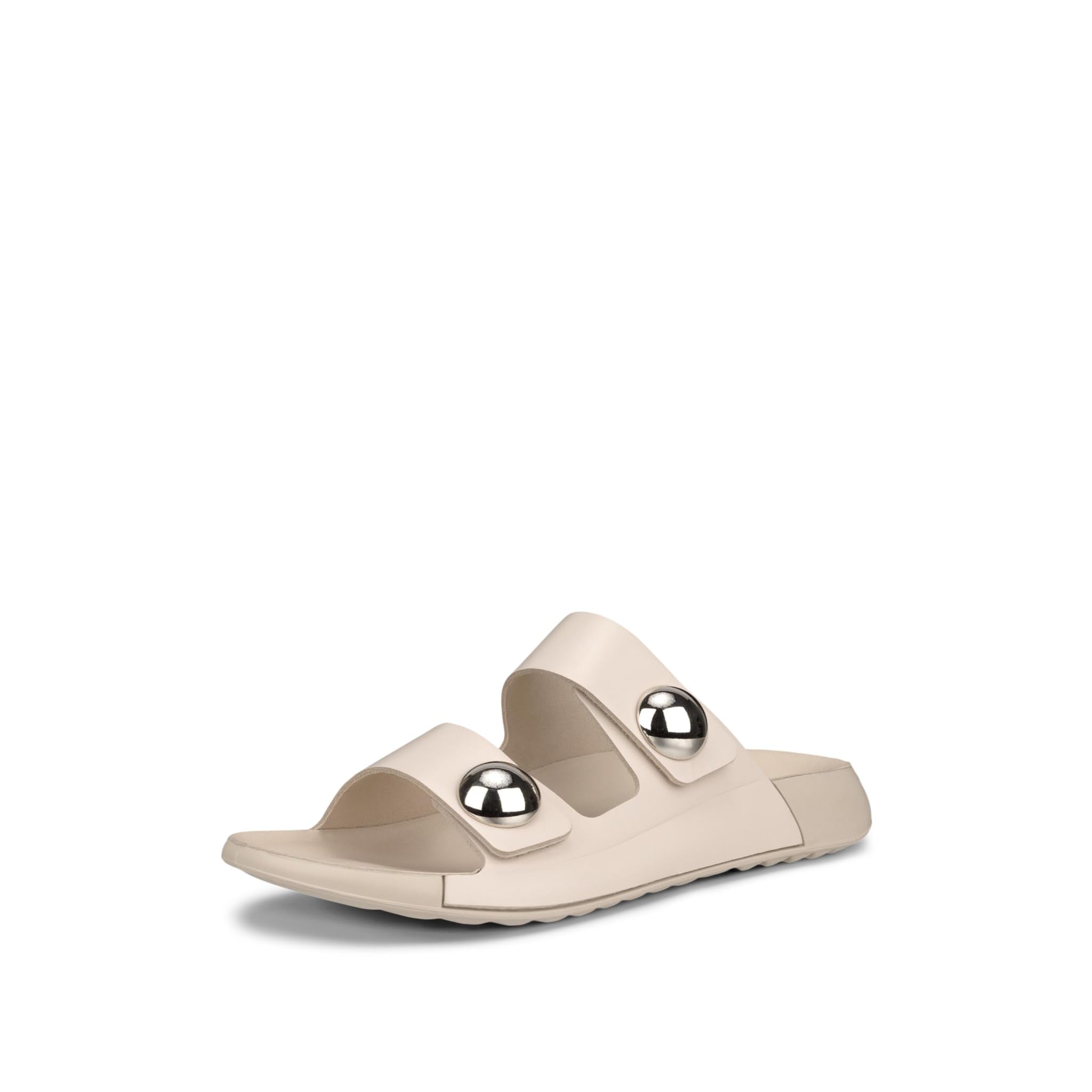 ECCO Women's Cozmo Two Band Button Slide Sandal - Limestone