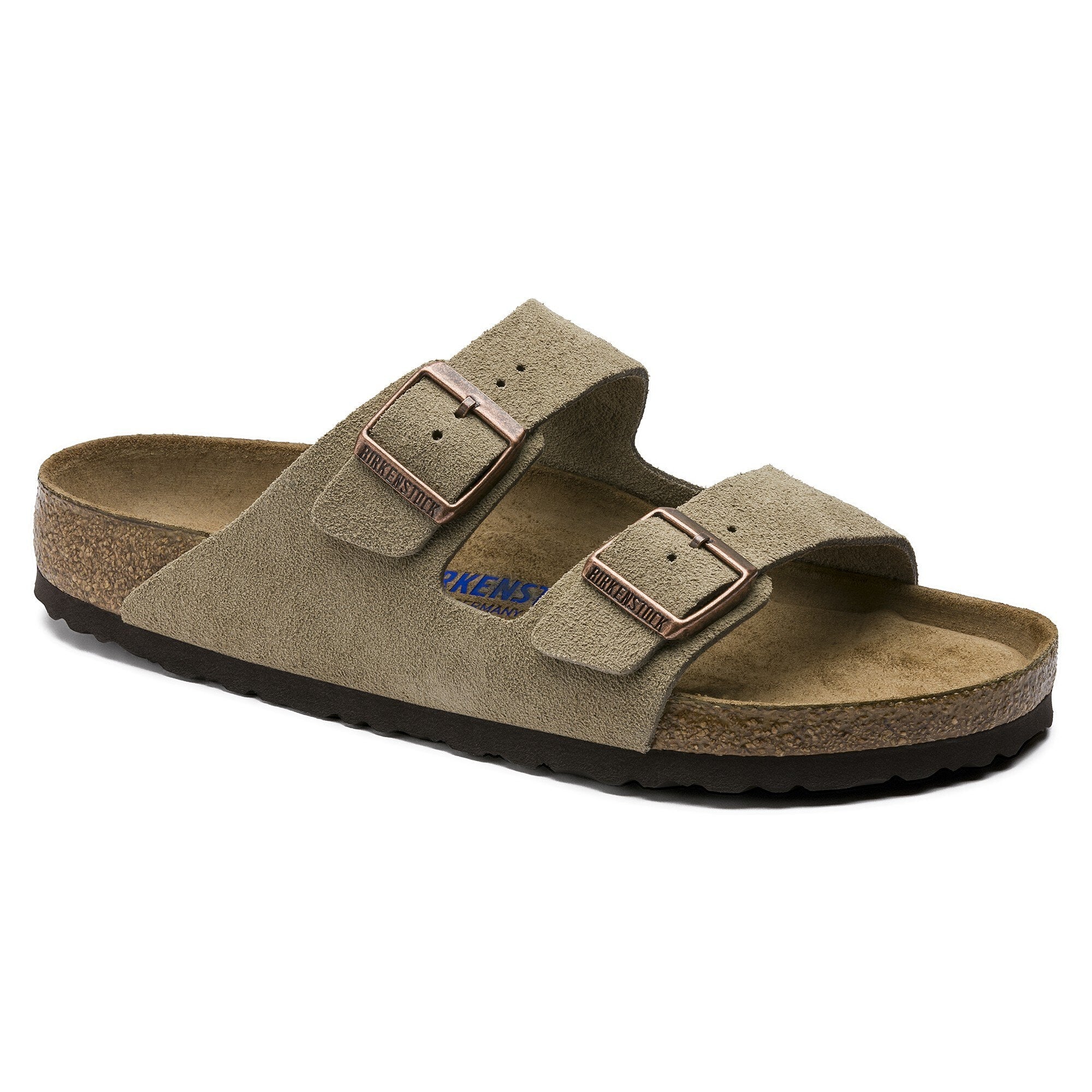 Birkenstock Unisex Arizona Soft Footbed Suede Leather Sandals