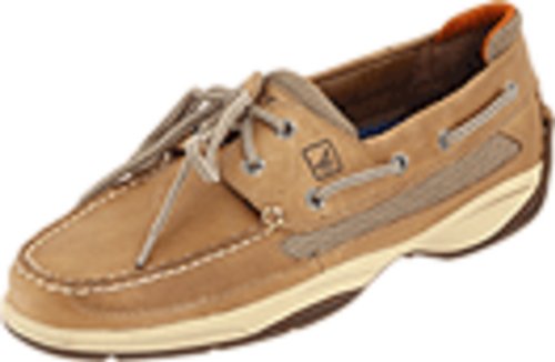 Sperry Lanyard 2-Eye Boat Shoe,Linen