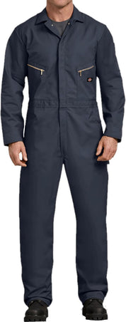 Dickies mens Twill Deluxe Long Sleeve Coverall, Dark Navy