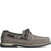 Sperry Men's Mako 2-Eye Boat Shoe, Grey