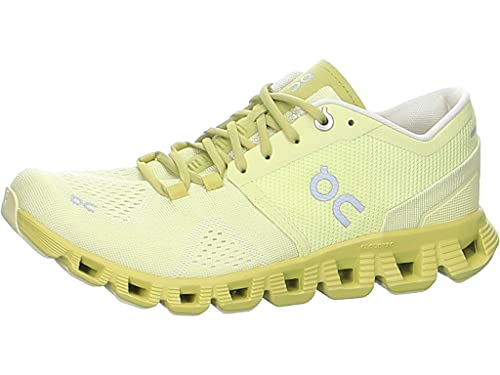 ON Women's Cloud X Sneakers, Glade/Citron, Yellow