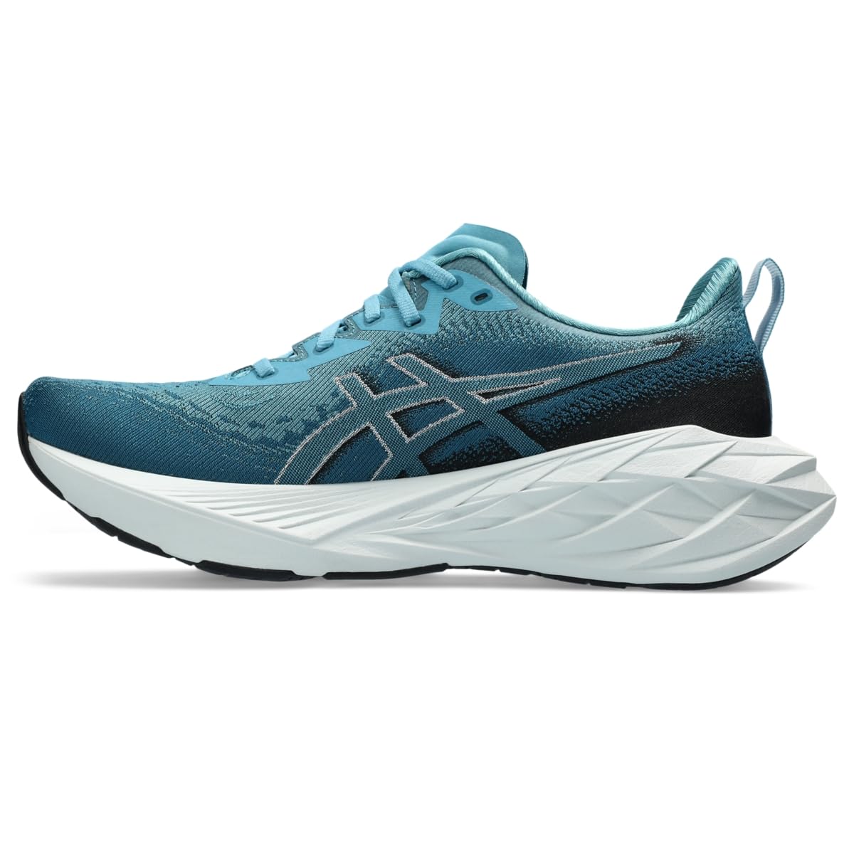 ASICS Men's NOVABLAST 4 Running Shoes, Blue Teal/Evening Teal