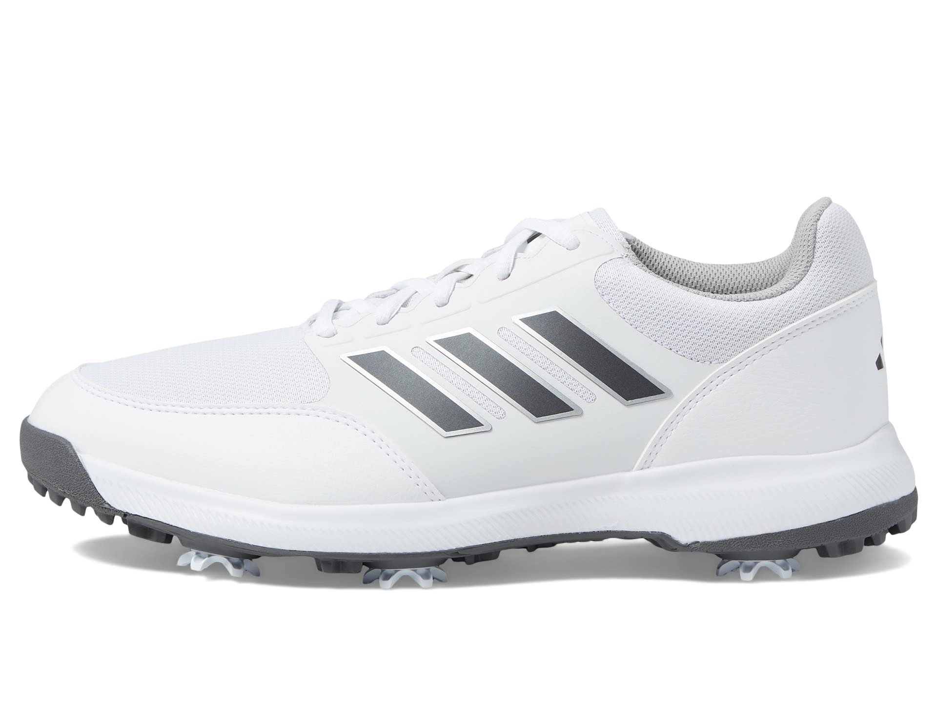 adidas Men's Tech Response 3.0 Golf Shoes, Footwear White/Dark Silver Metallic/Silver Metallic