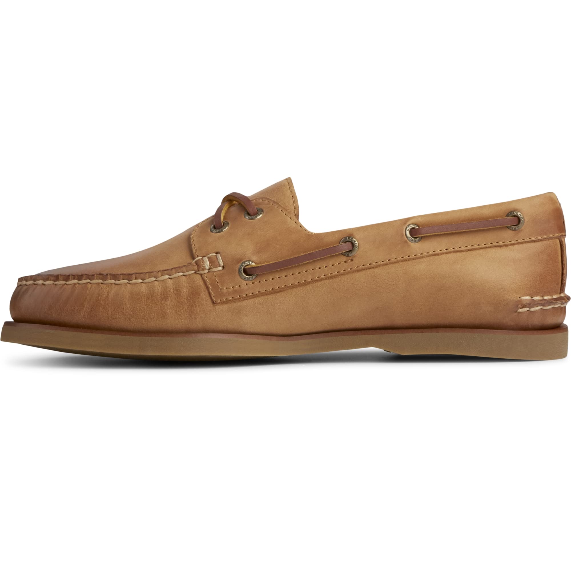 O 2-Eye Boat Shoe, Medium Beige