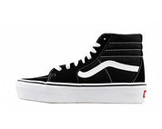 Vans Sk8-Hi Shoe, Black/Black/White