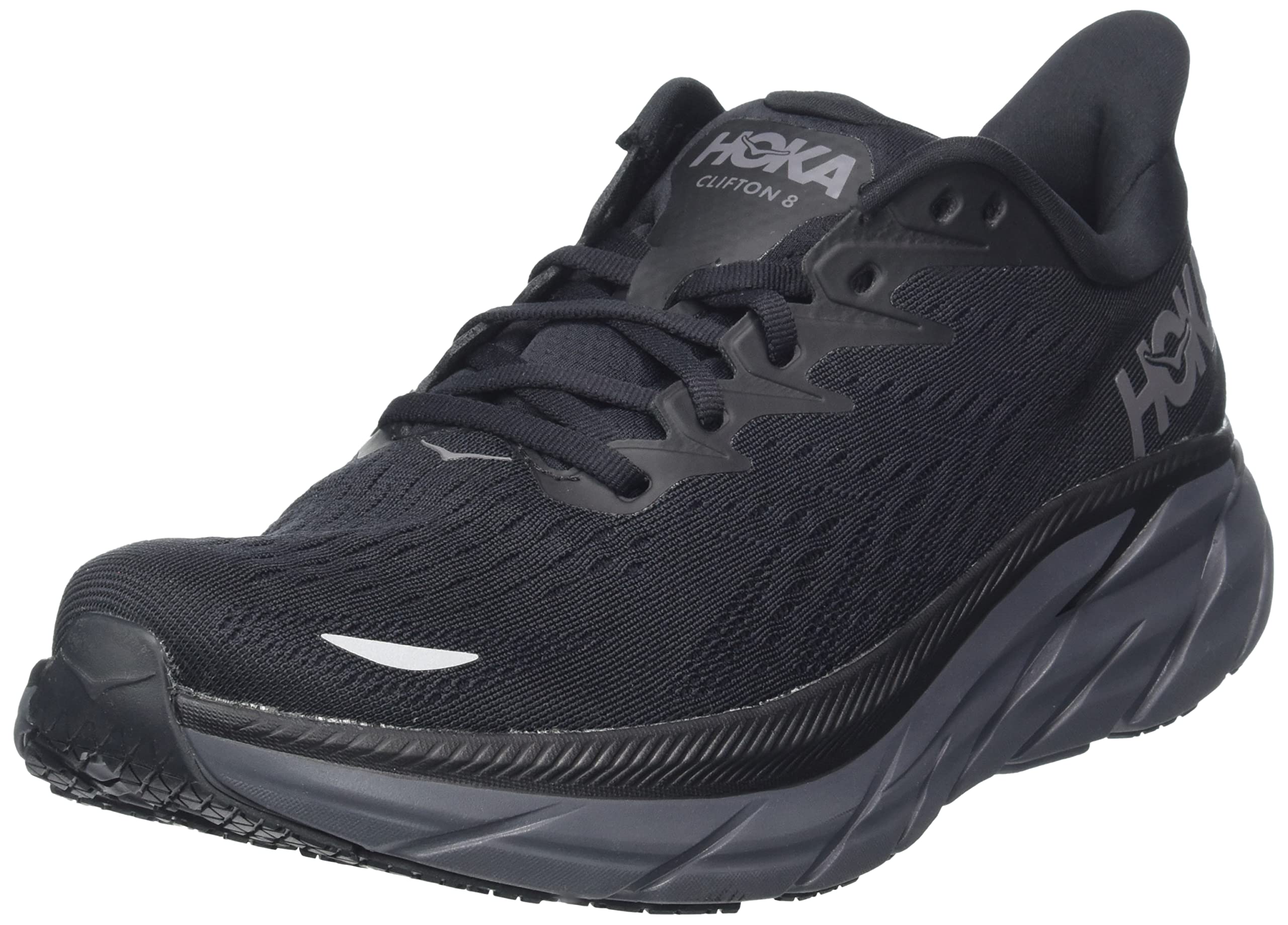 HOKA ONE ONE Men's Clifton 8 - Black/Black