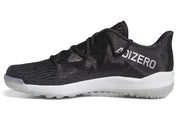 adidas mens Adizero Afterburner Turf Core Black/Silver Metallic/Carbon