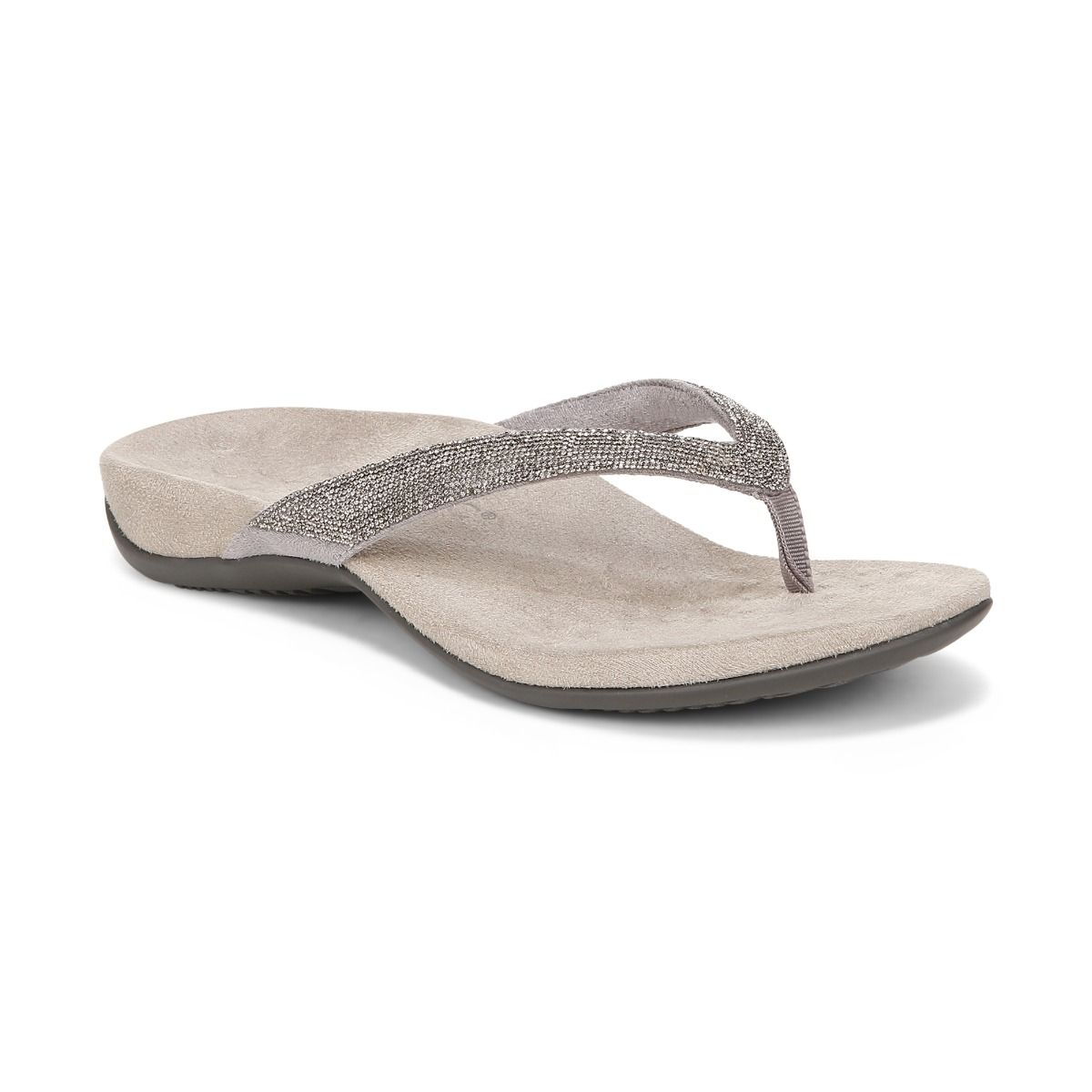Vionic Women's Dillon Shine Toe Post Sandal