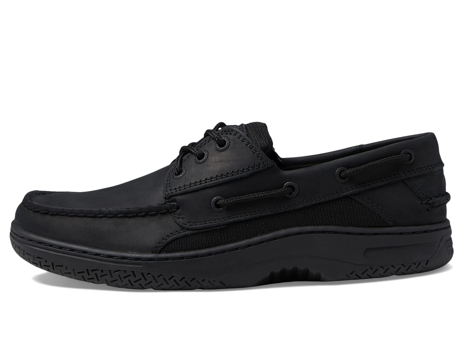 Sperry Men's Billfish 3-Eye Boat Shoe Black