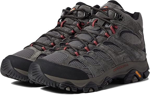 Merrell Men's Moab 3 Mid Waterproof Hiking Boot, Beluga