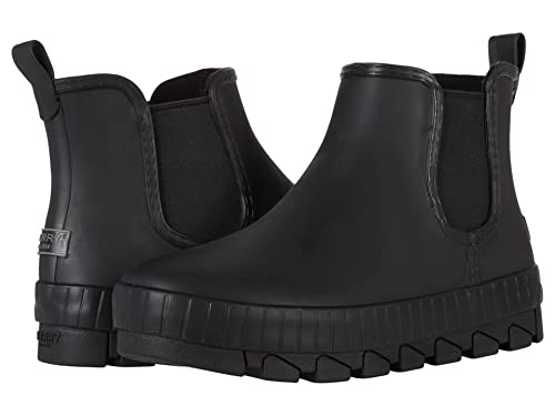 Sperry Women's Torrent Chelsea Rain Boot, Black